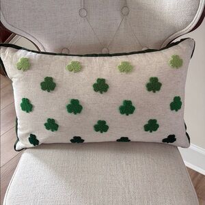Storehouse Shamrock Rectangular Pillow 14X24 Cover is Removable